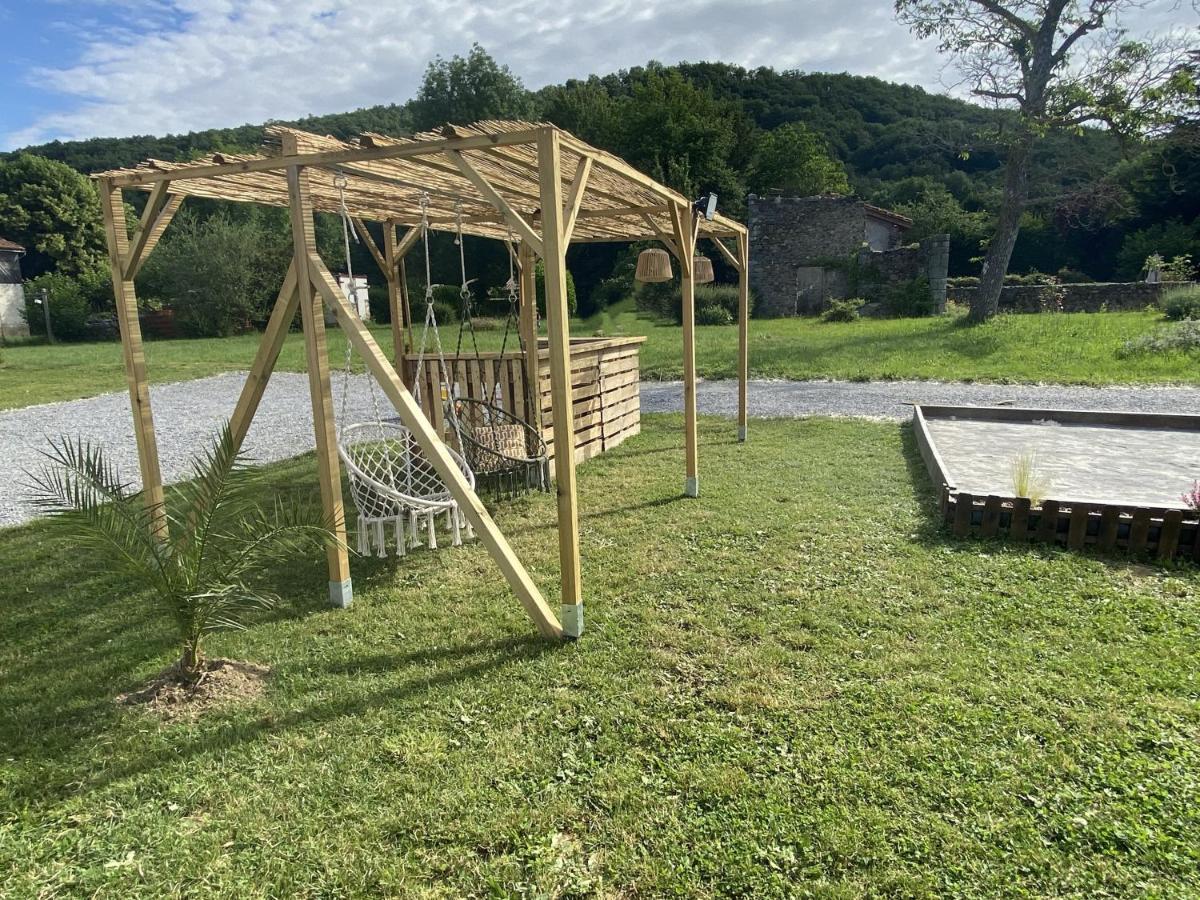 Villa Jacuzzi, Terrain De Petanque Et Aire De Jeux Vue Sur Les Pyrenees Seilhan Kültér fotó