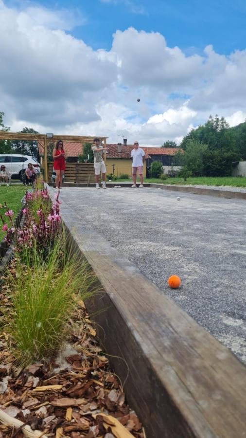 Villa Jacuzzi, Terrain De Petanque Et Aire De Jeux Vue Sur Les Pyrenees Seilhan Kültér fotó